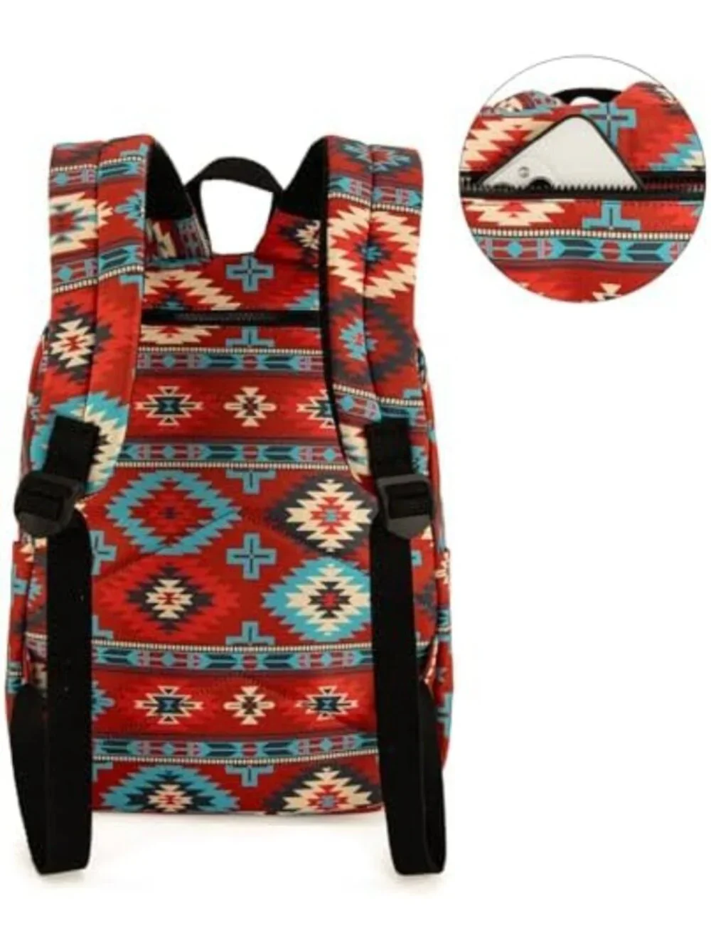 Stylish Western-Inspired Women's Backpack Purse | Casual Travel Daypack for